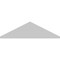 Ekena Millwork Peaked Cap 4 Spoke Architectural Grade PVC Pediment, 32"W x 9"H x 2"P (Pitch 6/12) PEDPS032X090PKC04 - alternate 4
